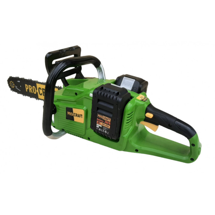 Акумуляторна пила Procraft PCA40/2 з акумуляторами по 8 Аг та зарядним 