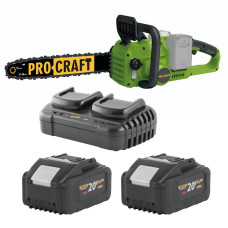 Акумуляторна пила Procraft PCA42/2 з акумуляторами по 8 Аг та зарядним